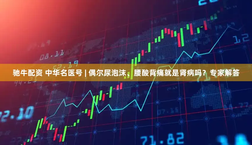 驰牛配资 中华名医号 | 偶尔尿泡沫、腰酸背痛就是肾病吗?专家解答