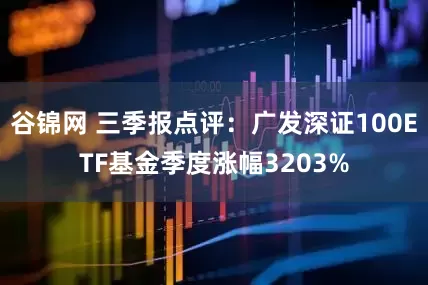 谷锦网 三季报点评：广发深证100ETF基金季度涨幅3203%
